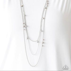 Laying The Groundwork - Silver - Necklace & Earrings
